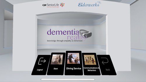 CJE SeniorLife and Elderwerks Partner with VR Vision to Develop Dementia Care Training Program Using Virtual Reality Technology