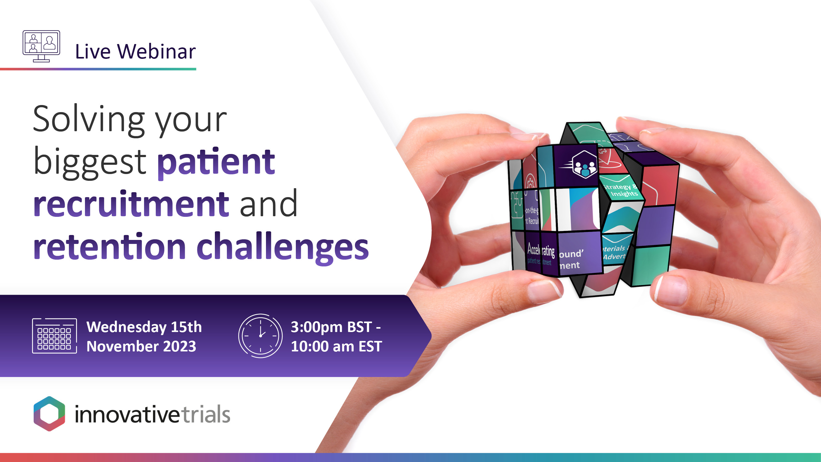 Innovative Trials and Avillion announce free webinar on solving patient recruitment and retention challenges