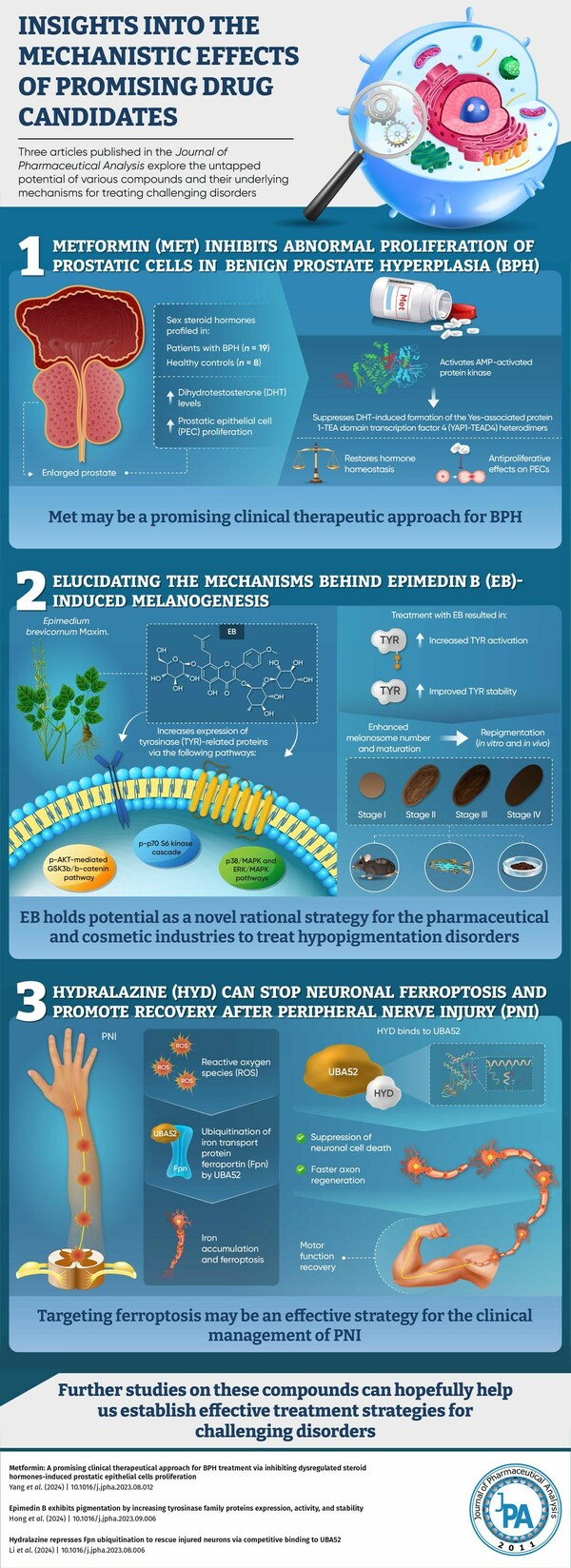 Journal of Pharmaceutical Analysis (JPA) Studies Find Promising Drug Candidates