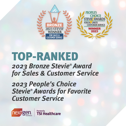 NextGen Healthcare’s TSI Healthcare Earns Stevie Awards for Customer Service