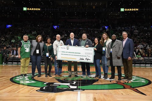 Sun Life and the Boston Celtics close out the 9th annual #SunLifeDunk4Diabetes campaign with $155,000 donation to YMCA of Greater Boston