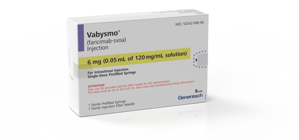 Roche scores FDA nod for prefilled syringe version of Vabysmo, easing its administration