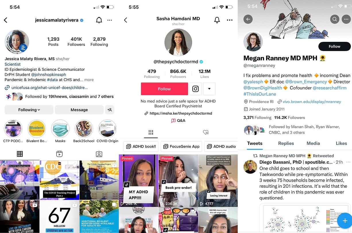 Doctors, influencers call on their peers to use social media to 'pre-bunk' dangerous misinformation