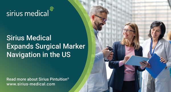 Sirius Medical Expands Surgical Marker Navigation in the U.S.