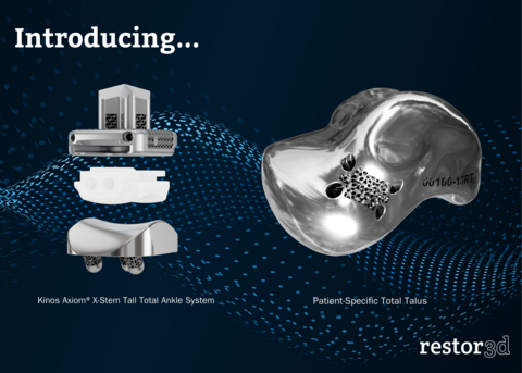 restor3d to Debut New Foot & Ankle Offerings at ACFAS Annual Meeting